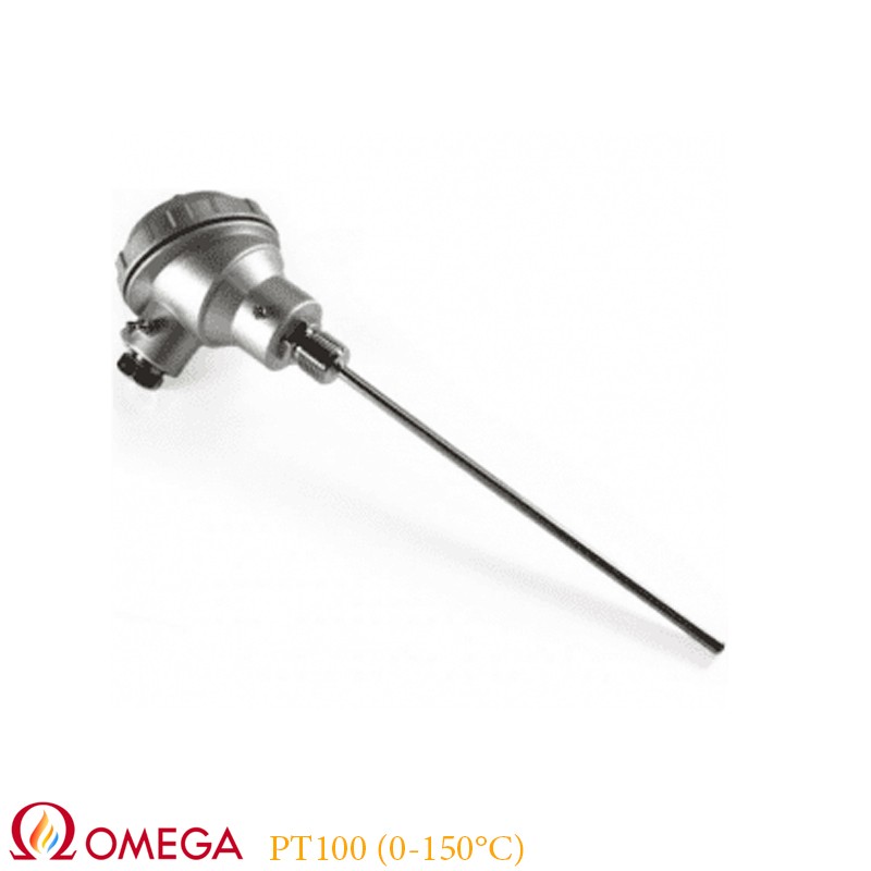 Temperature sensor PT100-9.6-150-150 Phi 9.6mm Length 150mm Measuring range 150°C