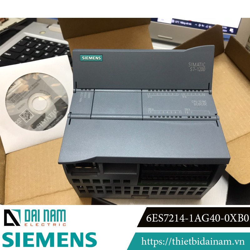 ตัวควบคุมลอจิกที่ตั้งโปรแกรมได้สำหรับเครื่องจักรอัตโนมัติ Siemens 6ES7214-1AG40-0XB0