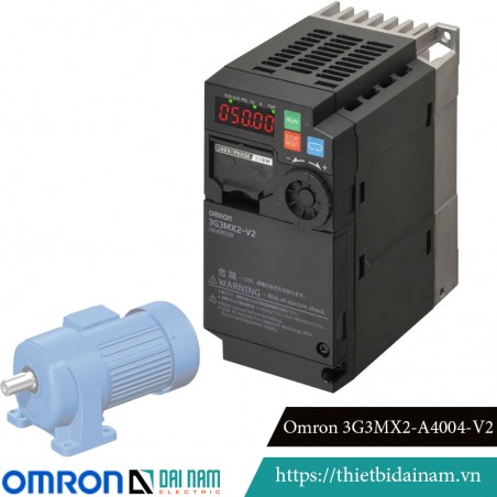 Biến tần Omron 3G3MX2-A4004-V2 Biến tần 3 pha 400VAC công suất 0.4Kw