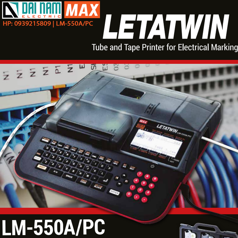 Máy in đầu cốt LM550A2 MAX, LETAWIN LM-550A2 kết nối PC
