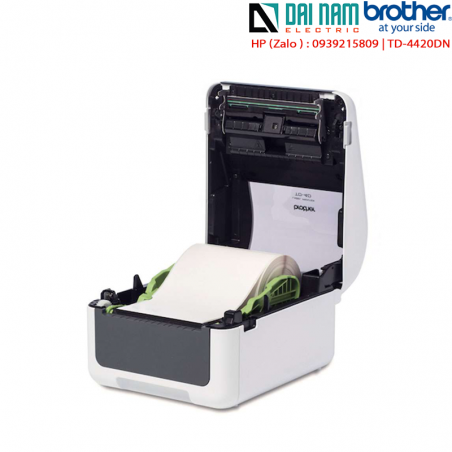 Máy in nhãn mã vạch barcode Brother TD-4420DN label printer TD-4420DN (  19-118mm)