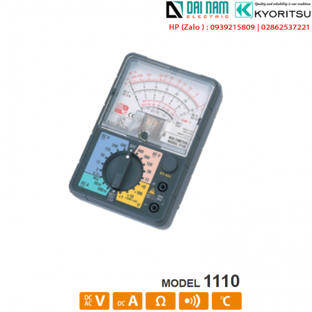Đồng hồ đo điện KYORITSU 1110 đồng hồ vạn năng KYORITSU 1110