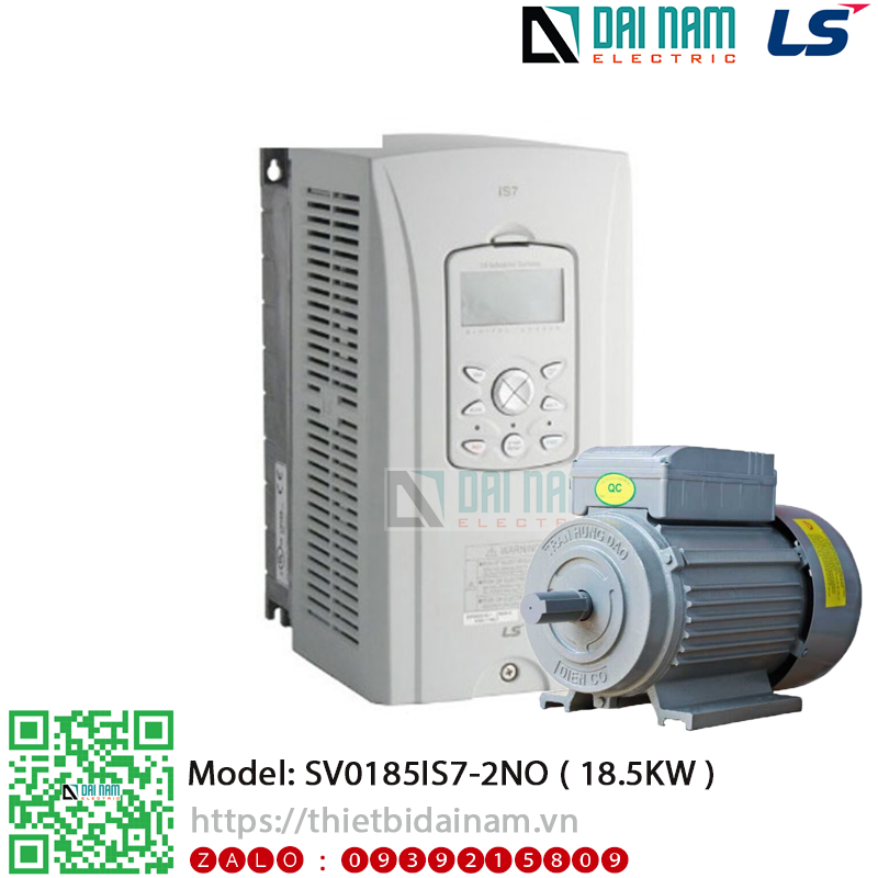 Biến tần 3 pha LS SV0185IS7-2NO Công suất 18.5KW 25HP điện áp 200~230VAC