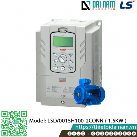 Biến tần 3 pha LSLV0015H100-2CONN Công suất 1.5kW 2HP điện áp 200~230VAC