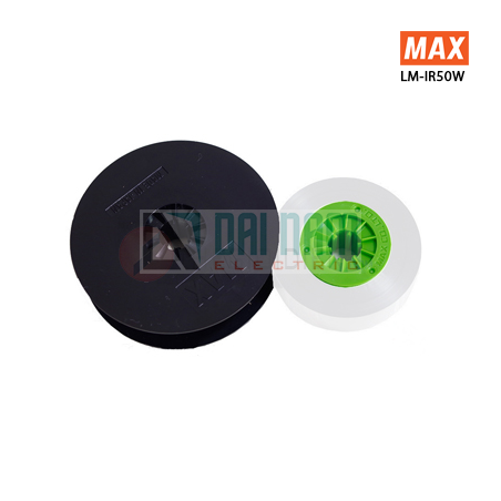 ผ้าหมึกสีขาว MAX LM-IR50W ใช้สำหรับเครื่องพิมพ์ LM550E/LM550A