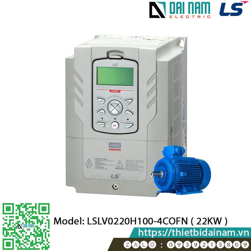 Biến tần 3 pha LSLV0220H100-4COFN Công suất 22KW  30HP điện áp 380~480VAC