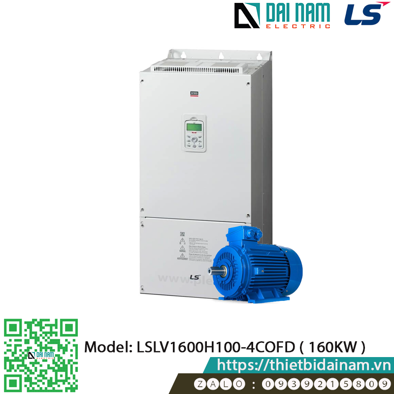 Biến tần 3 pha LSLV1600H100-4COFD Công suất 160kW 215HP điện áp 380~480VAC
