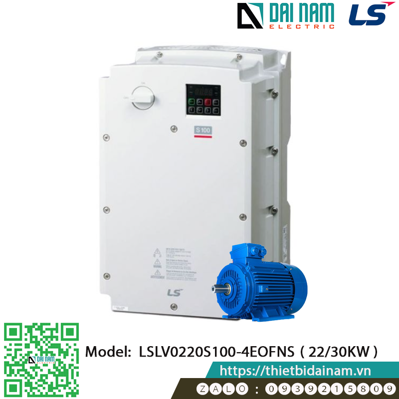 Biến tần LS LSLV0220S100-4EOFNS Công suất 22/30kw điện áp 380~480VAC