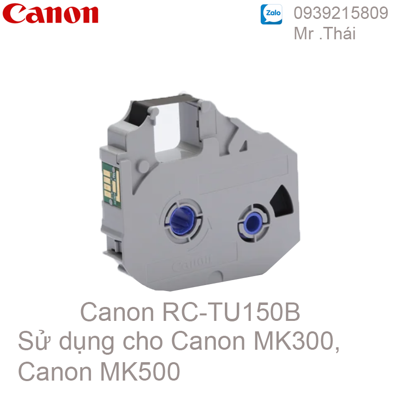 Ruy băng mực Canon RC-TU150B Sử dụng cho máy In Canon MK300 và Canon MK5000