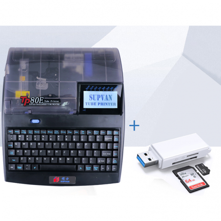 速凡TP80E電線打標印表機，300dpi分辨率，4功能列印
