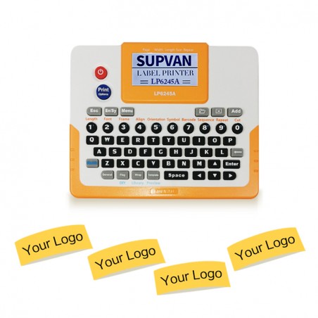 Supvan LP6245A办公标签打印机，203dpi分辨率，打印最大24mm