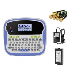 Supvan LP6185A handheld label printer, 203dpi resolution, prints up to 18mm