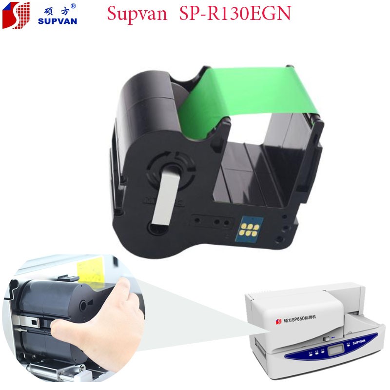 Ruy băng mực Supvan SP-R130EGN, màu xanh cây