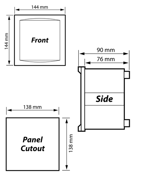 PFR Microcontroller Kit Dimensions