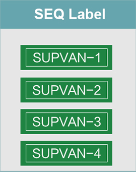 printed label Supvan -01